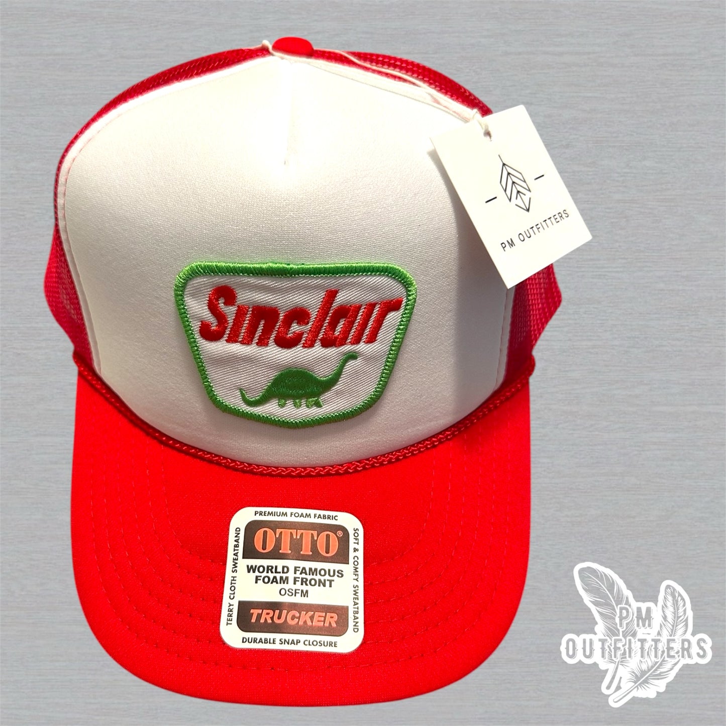 Vintage Sinclair Oil Foam Front Rope Trucker Hat