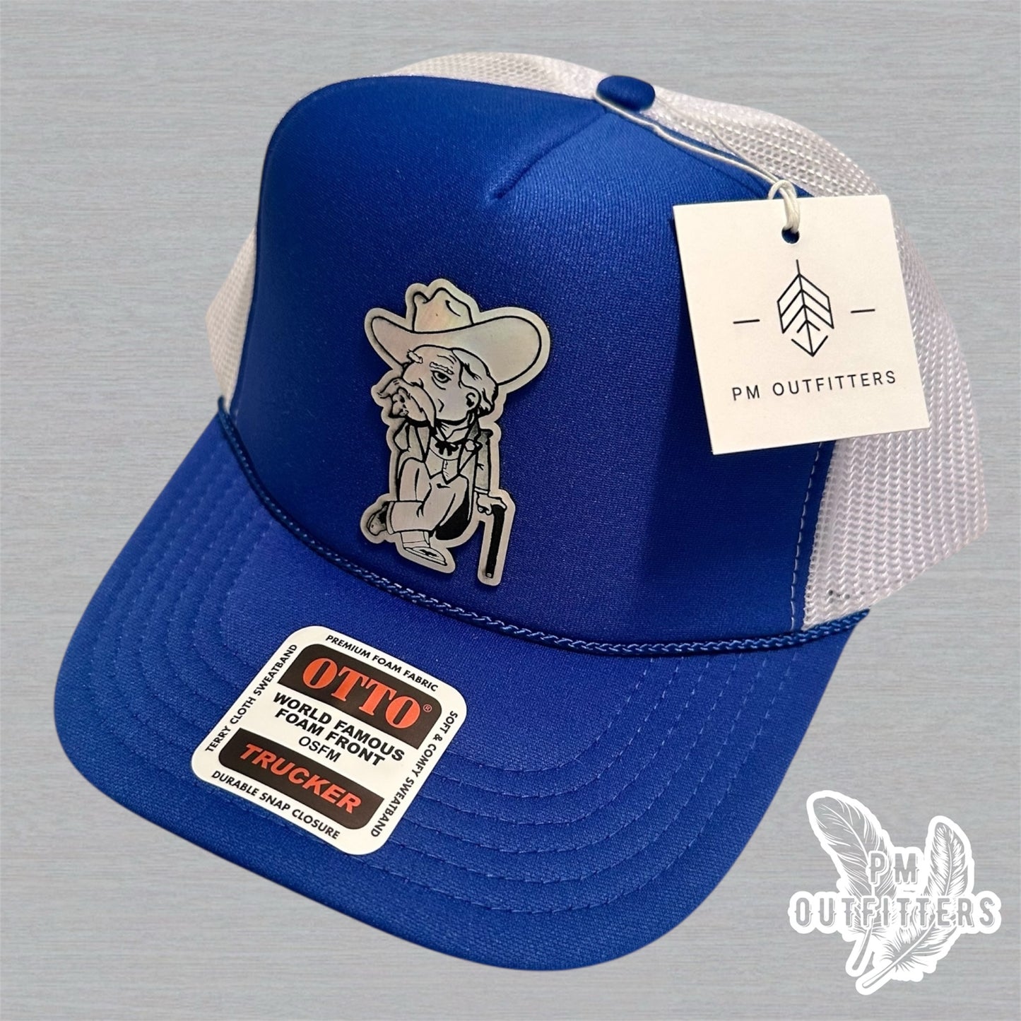 Holographic Colonel Reb Foam Front Rope Trucker Hat