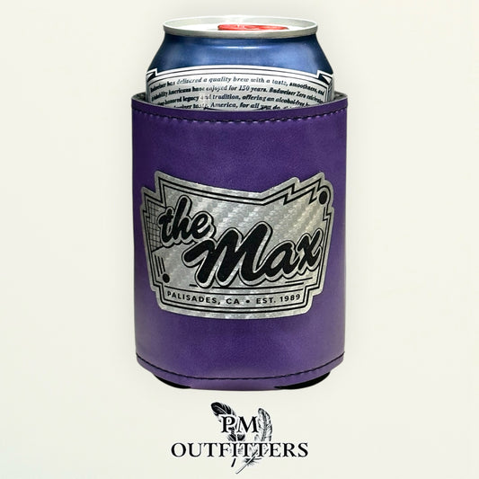 PM Outfitters Laser Engraved The Max Leatherette Koozie