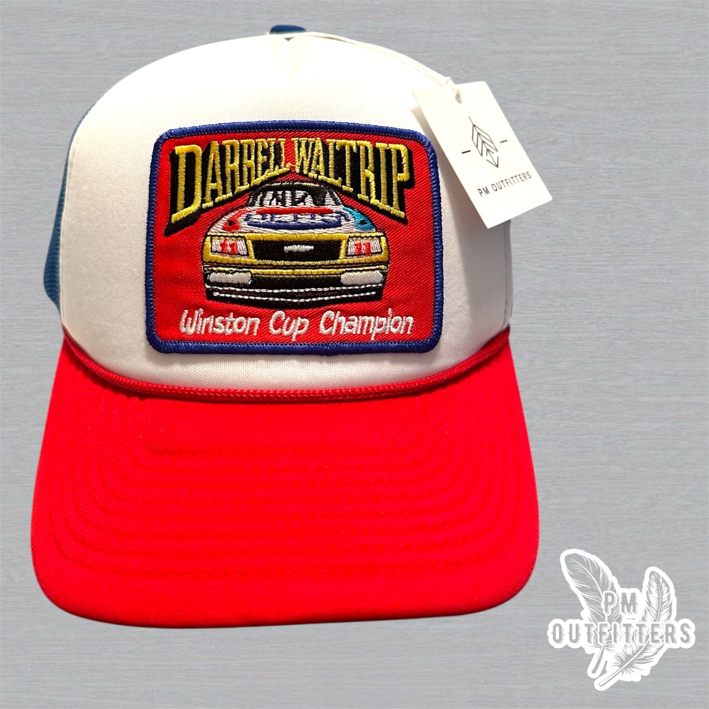 Vintage Darrell Waltrip Foam Front Rope Trucker Hat