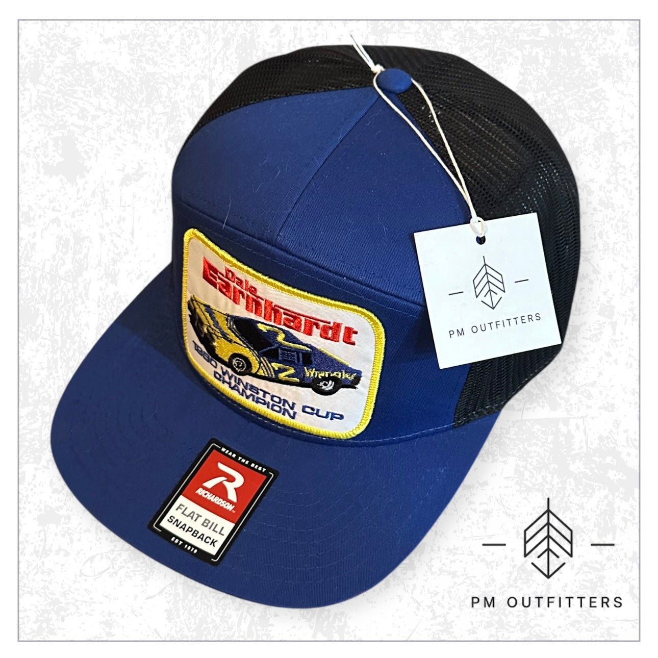 Dale Earnhardt 1980 Winston Cup Champion 7-Panel Trucker Hat