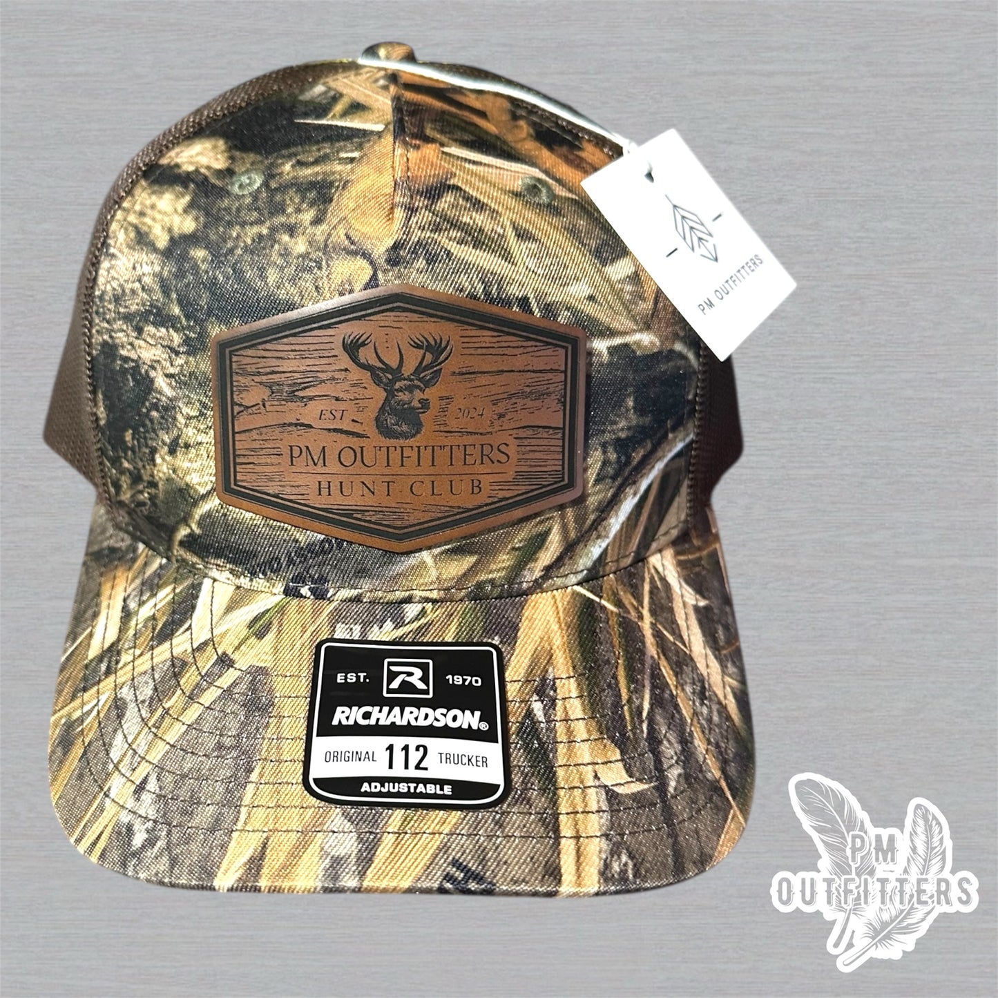 PM Outfitters Hunt Cub Trucker Hat | Exclusive Deer Camo Design