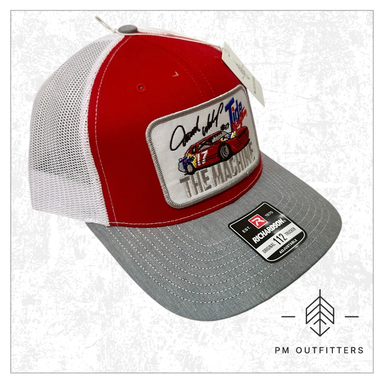 Vintage Darrell Waltrip The Machine Tide Racing NASCAR Trucker Hat