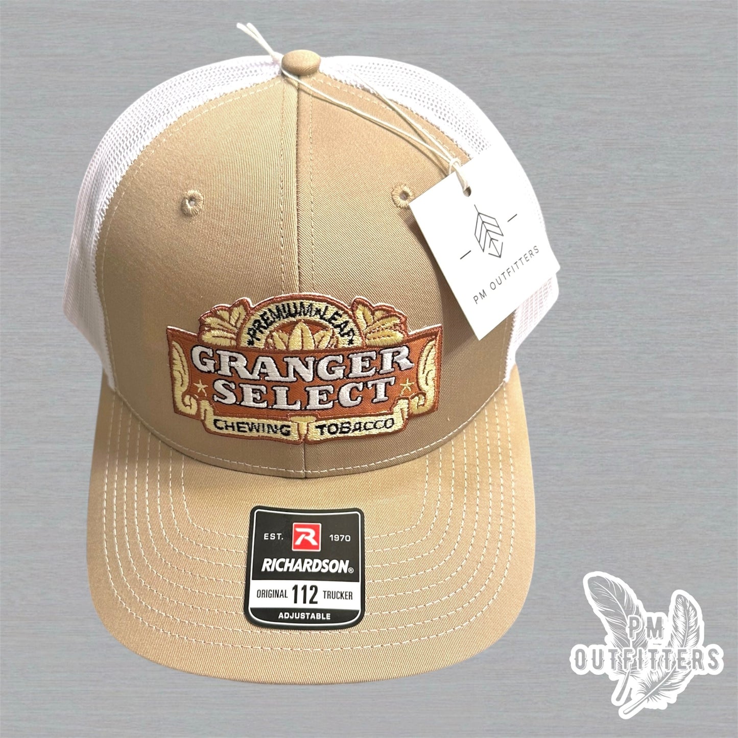 Vintage Retro Granger Select Chewing Tobacco Richardson 112 Trucker Hat