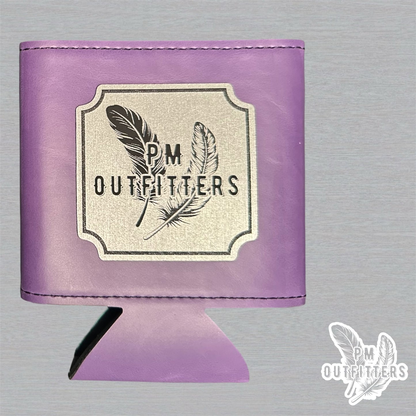 PM Outfitters Custom Laser Engraved Ultimate Warrior Wrestling Mask Premium Leatherette Can Koozie