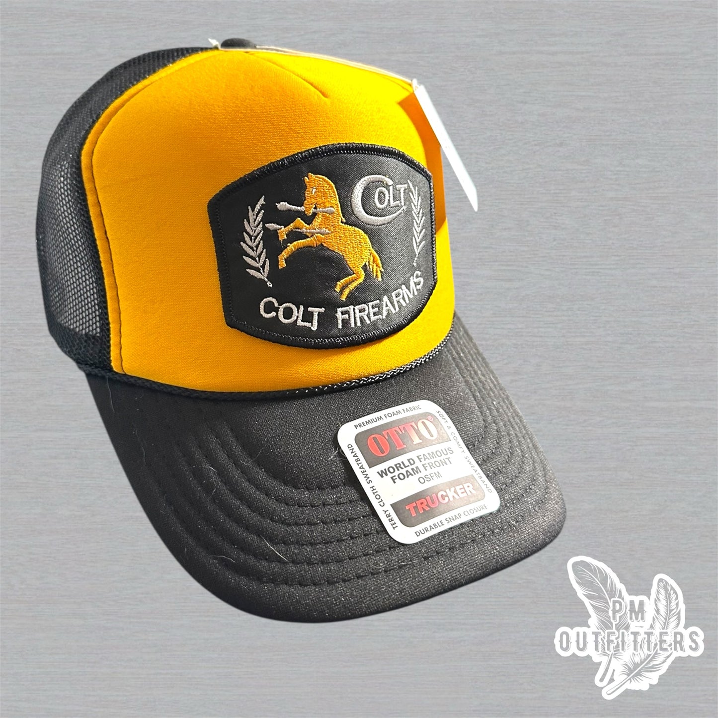 Vintage Colt Firearms Foam Front Rope Trucker Hat