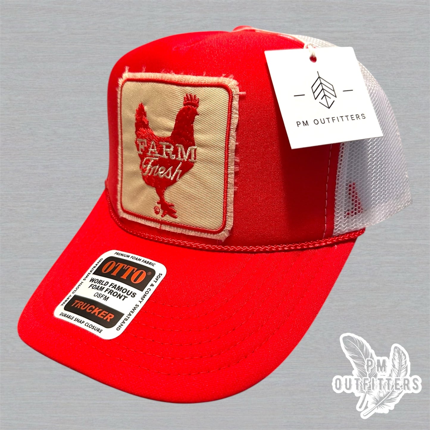 Vintage Farm Fresh Foam Front Rope Trucker Hat