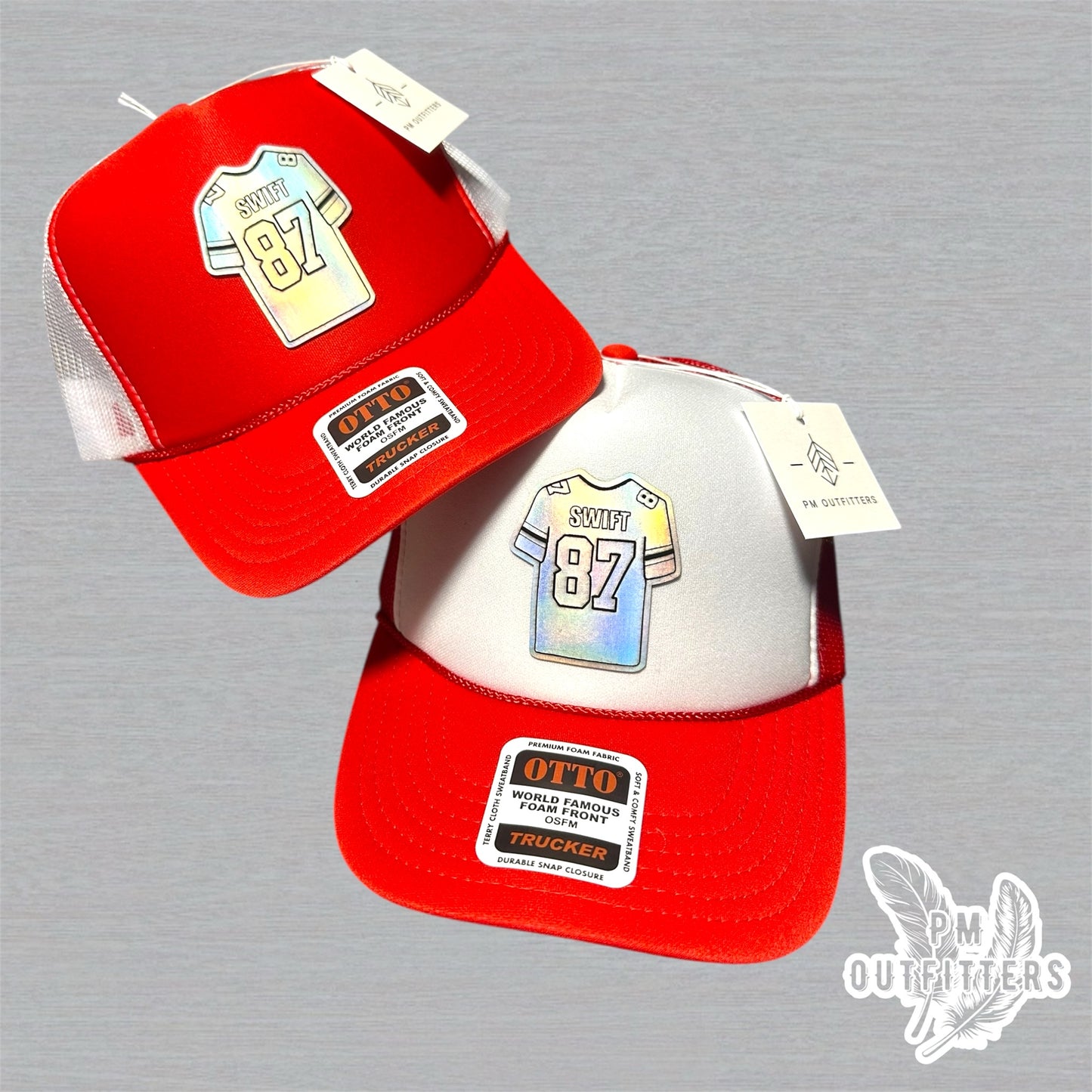 “Swift 87” Kansas City Home & Away Trucker Hats – Limited Edition Holographic Patch