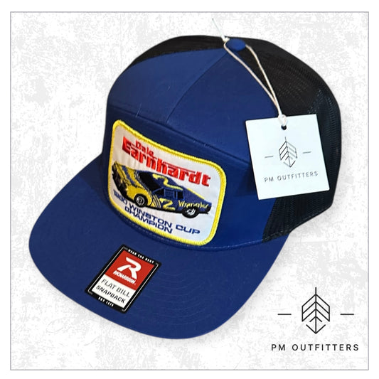 Dale Earnhardt 1980 Winston Cup Champion 7-Panel Trucker Hat