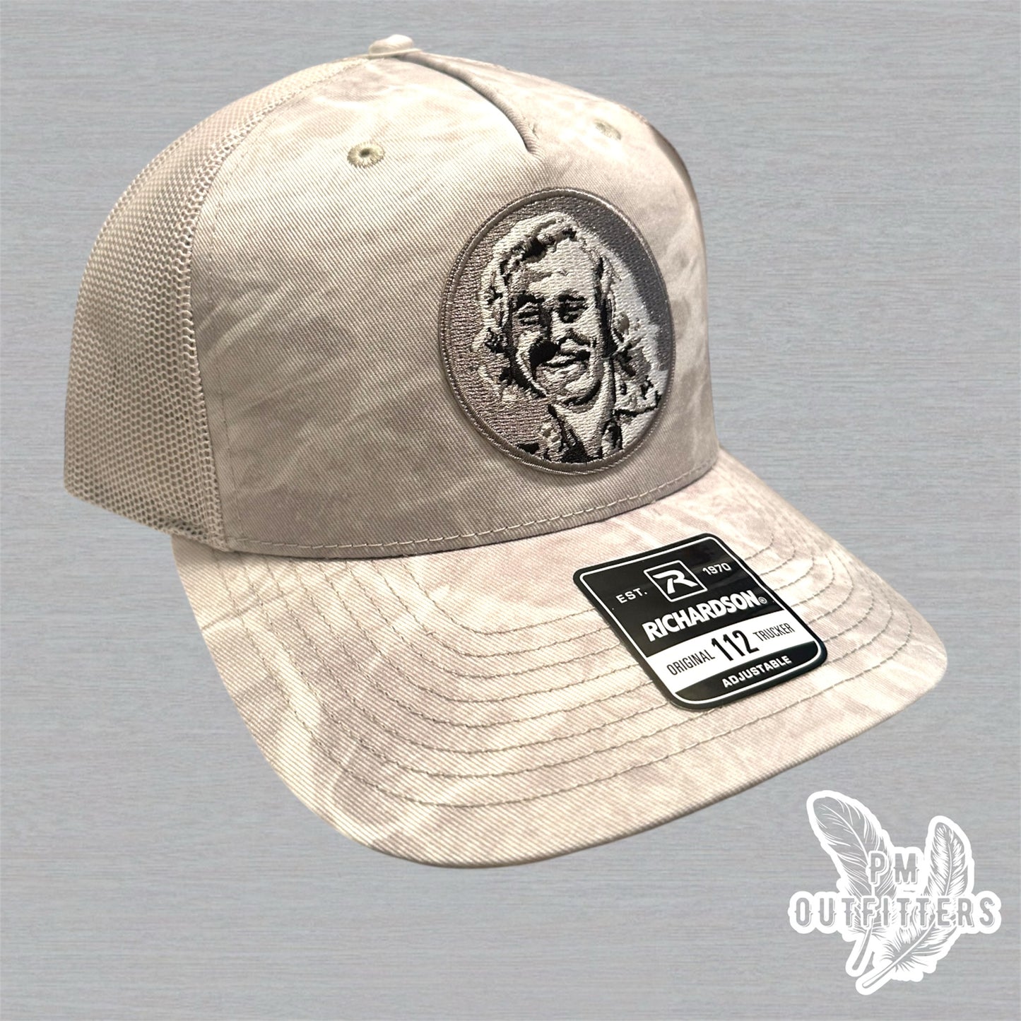 PM Outfitters x Jimmy Buffett Patch Hat – Mossy Oak Elements Bonefish (Richardson 112 | 5-Panel)
