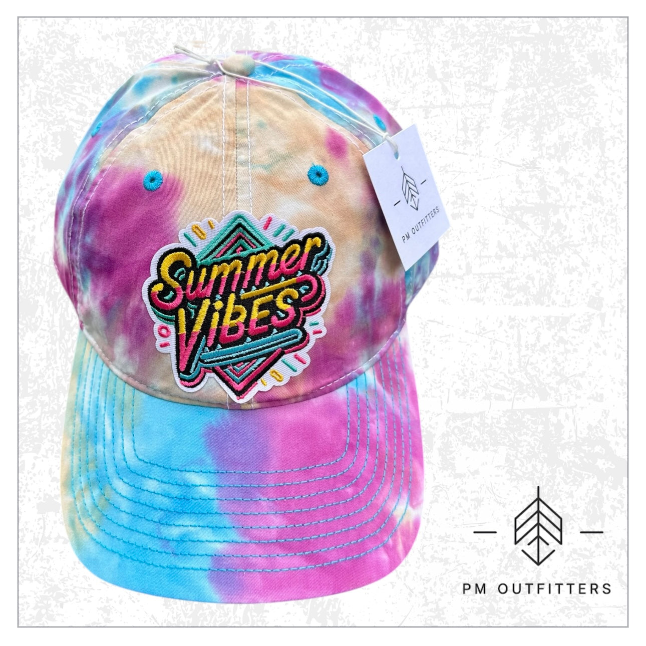 Summer Vibes Tie Dye Cap