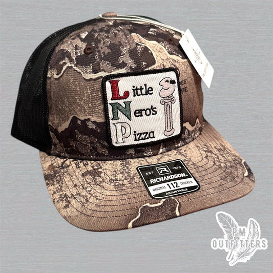 Little Nero’s Pizza Realtree Excape Trucker Hat - Home Alone Inspired Retro Cap