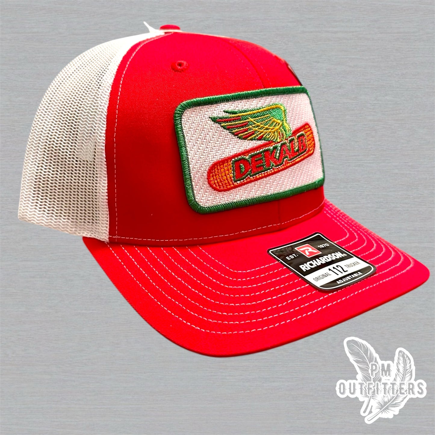 Retro DeKalb Patch Vintage Farm Seed Richardson 112 Trucker Hat