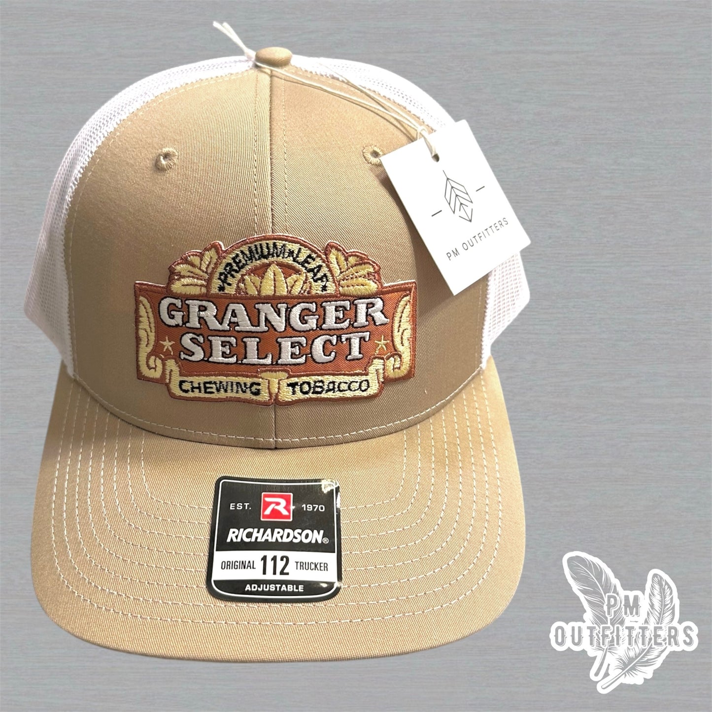 Vintage Retro Granger Select Chewing Tobacco Richardson 112 Trucker Hat