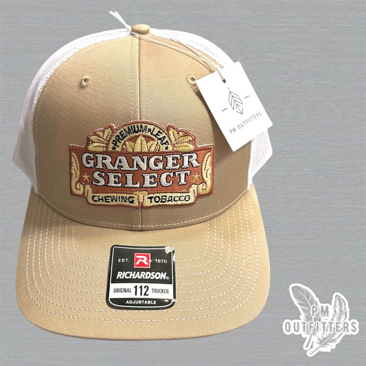 Vintage Retro Granger Select Chewing Tobacco Richardson 112 Trucker Hat