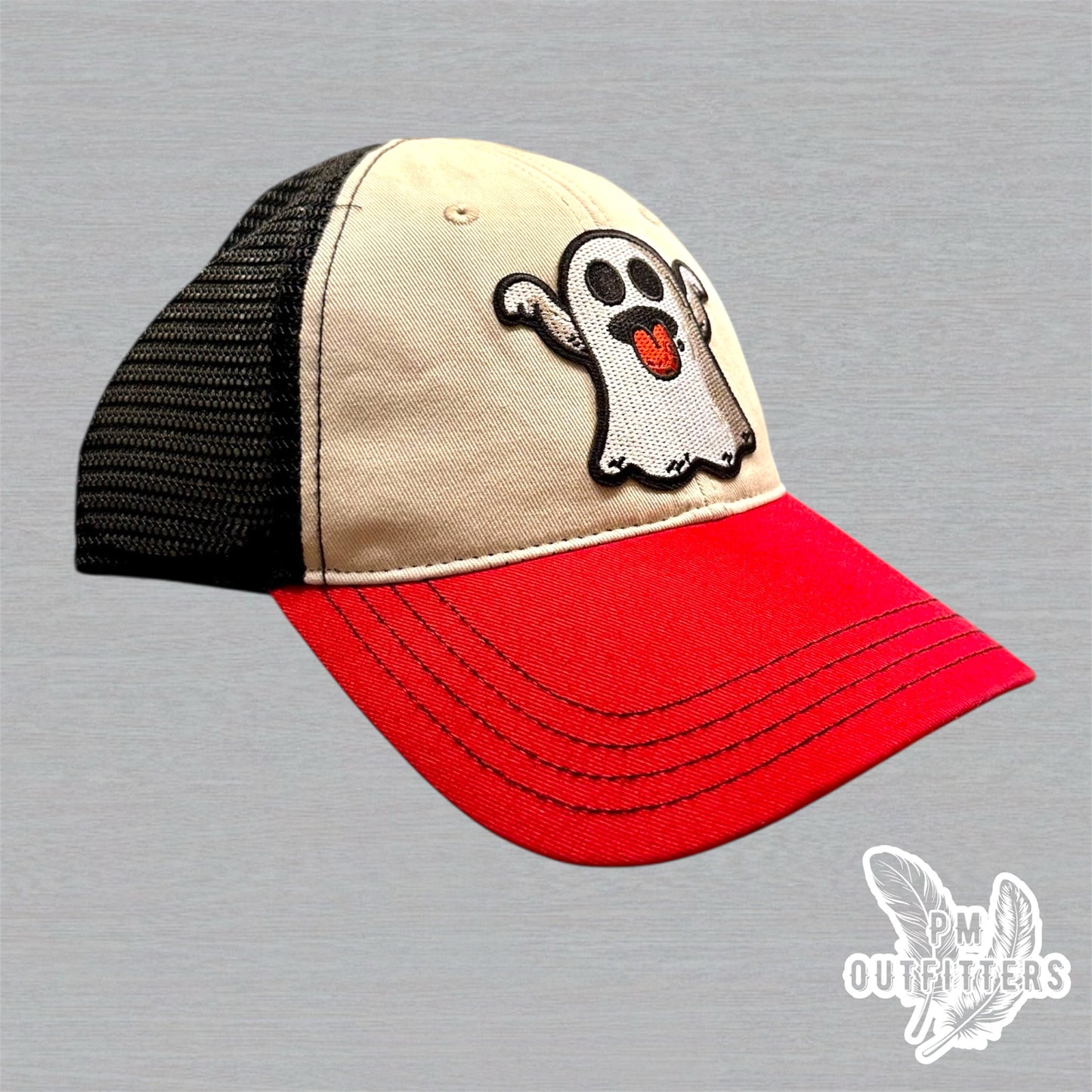 Ghost Emoji Richardson 111 Retro Garment Washed Trucker Hat