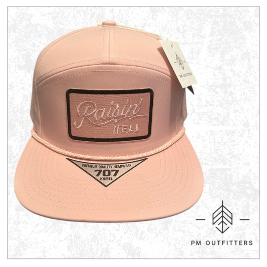 Raisin’ Hell Performance 7-Panel Rope Trucker Hat