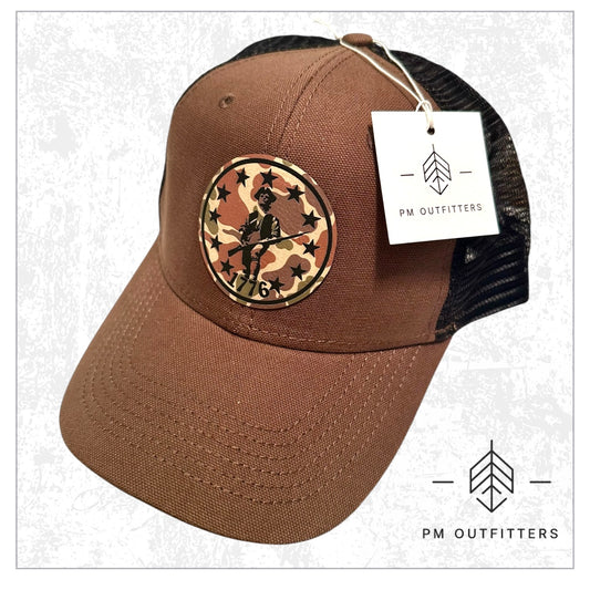 1776 Custom Design Duck Camo Patch Trucker