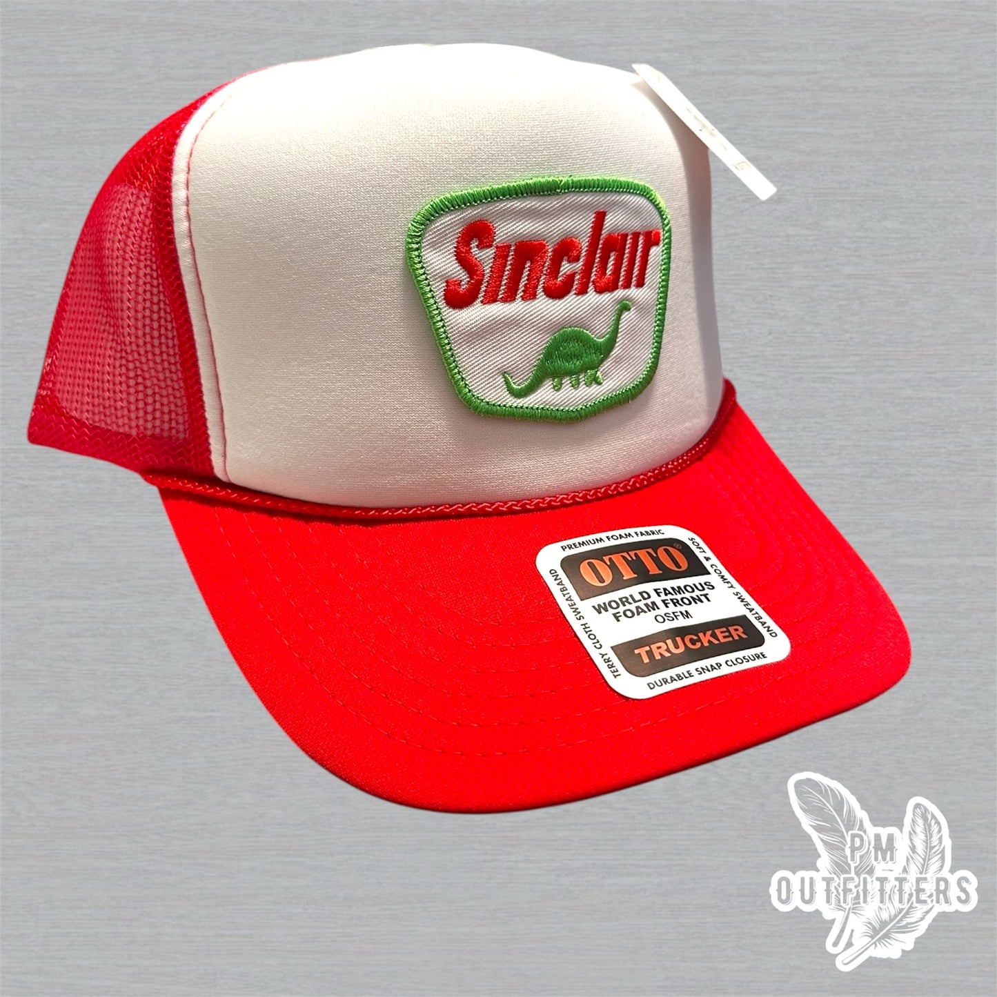 Vintage Sinclair Oil Foam Front Rope Trucker Hat