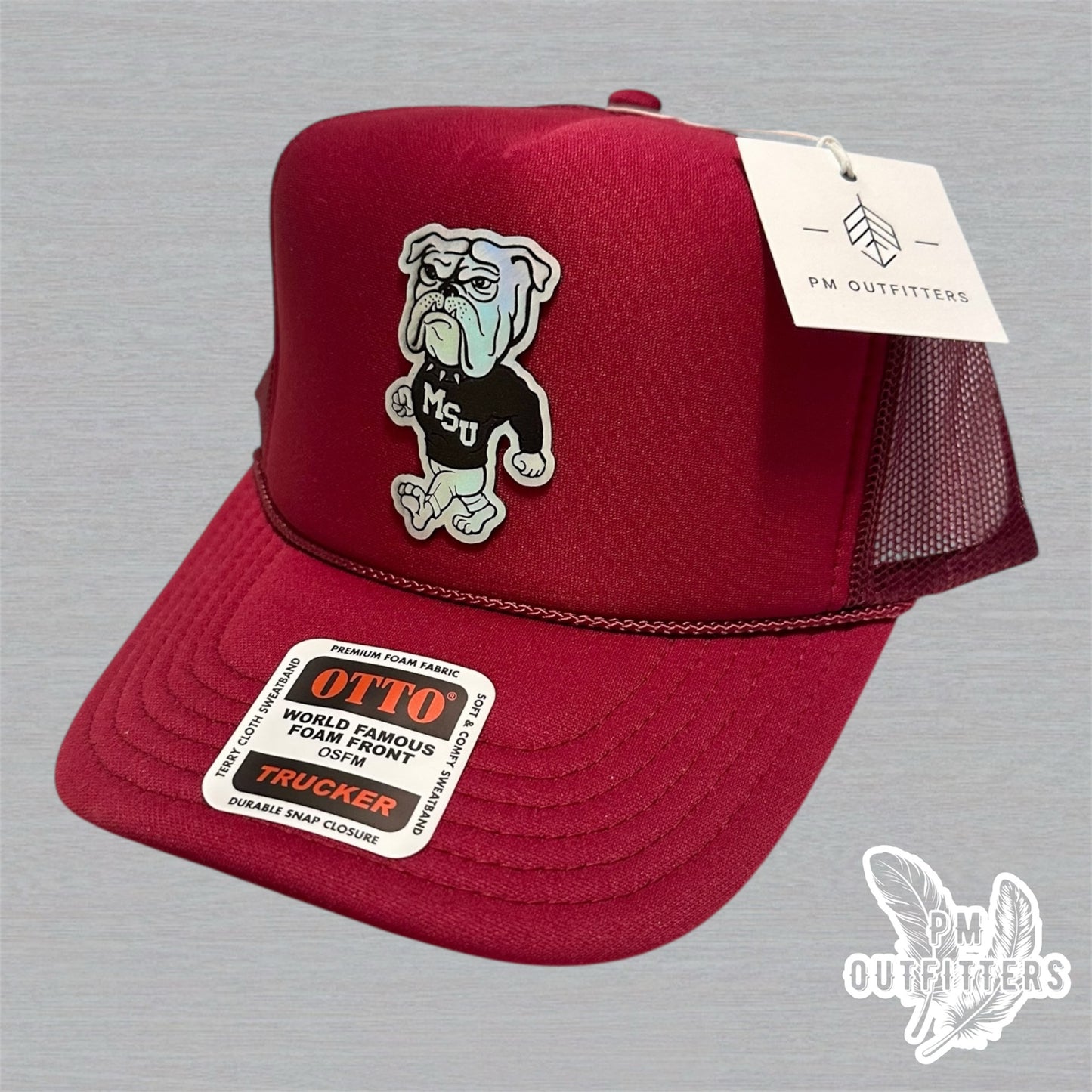 Holographic Bully Foam Front Rope Trucker Hat