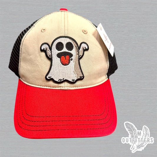 Ghost Emoji Richardson 111 Retro Garment Washed Trucker Hat