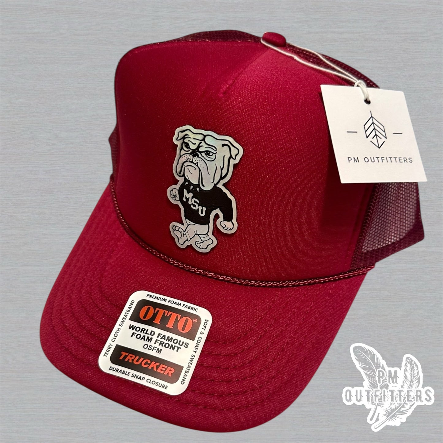 Holographic Bully Foam Front Rope Trucker Hat