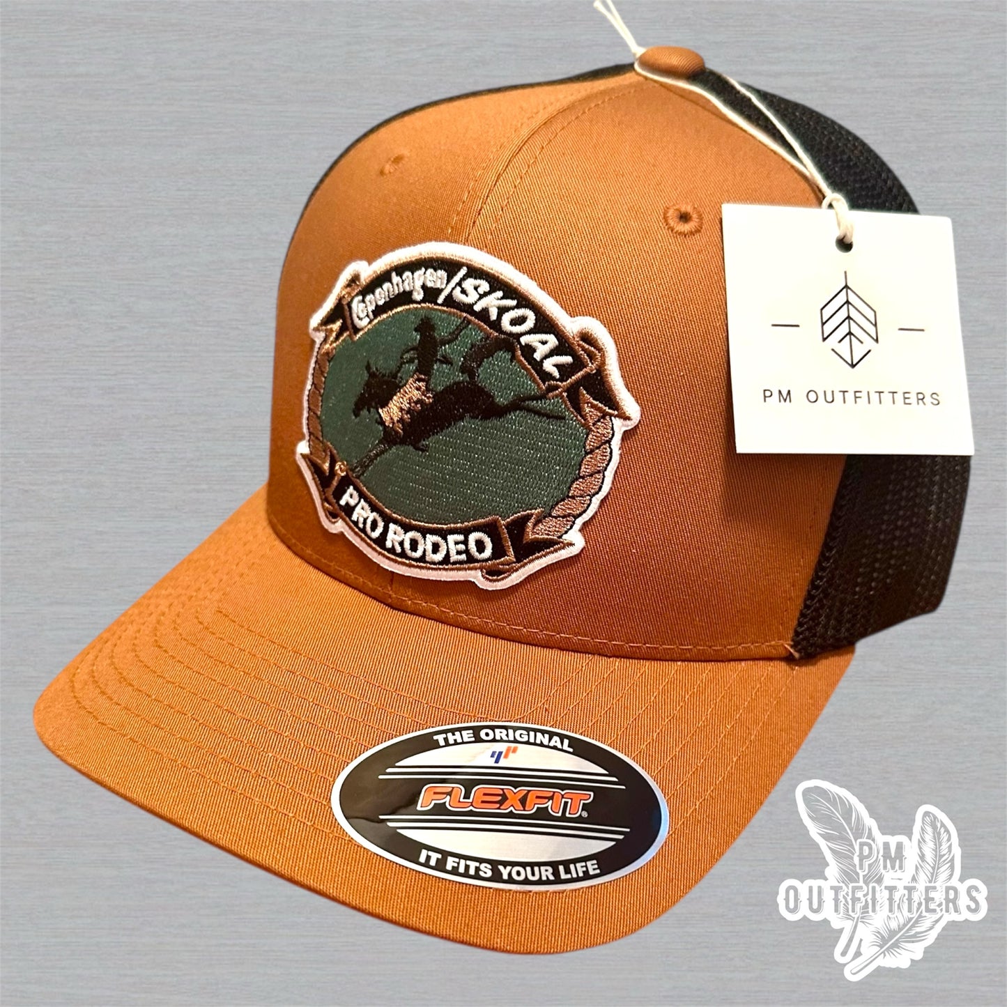Retro Copenhagen/Skoal Pro Rode FlexFit Trucker Hat