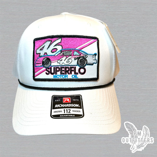 Vintage Cole Trickle Superflo 46 Days of Thunder Rope Trucker Hat