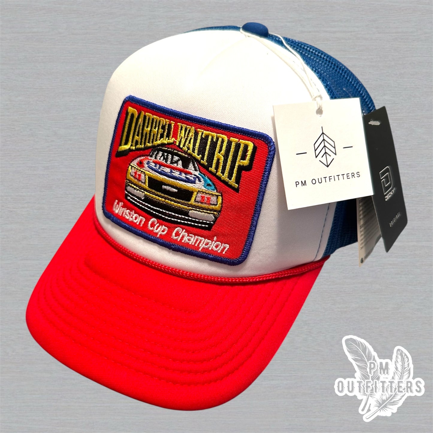 Vintage Darrell Waltrip Foam Front Rope Trucker Hat