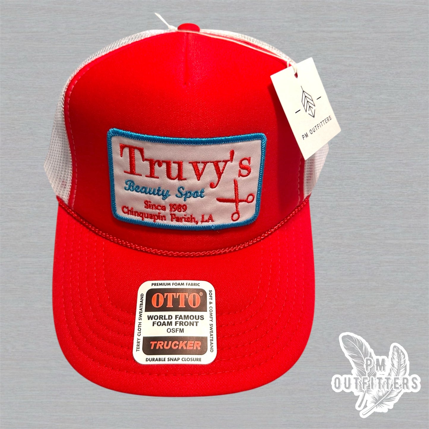 Vintage Steel Magnolias Truvy’s Beauty Spot Foam Front Rope Trucker Hat