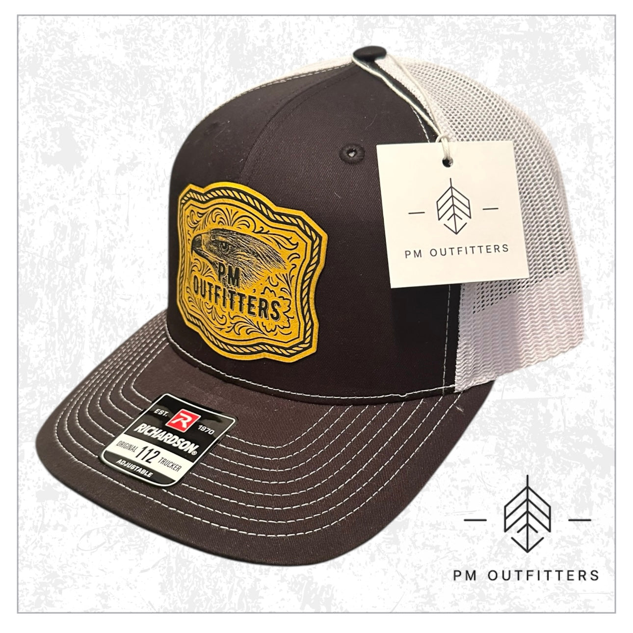 PM Outfitters Golden Eagle Southern Miss Custom Design Trucker Hat