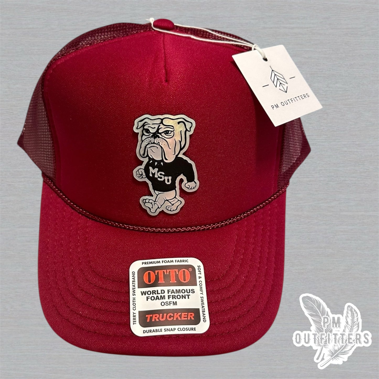 Holographic Bully Foam Front Rope Trucker Hat