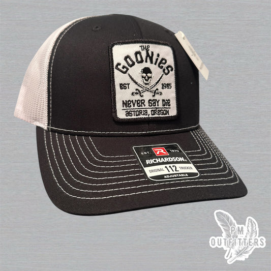 The Goonies Never Say Die Retro Patch Richardson 112 Trucker Hat