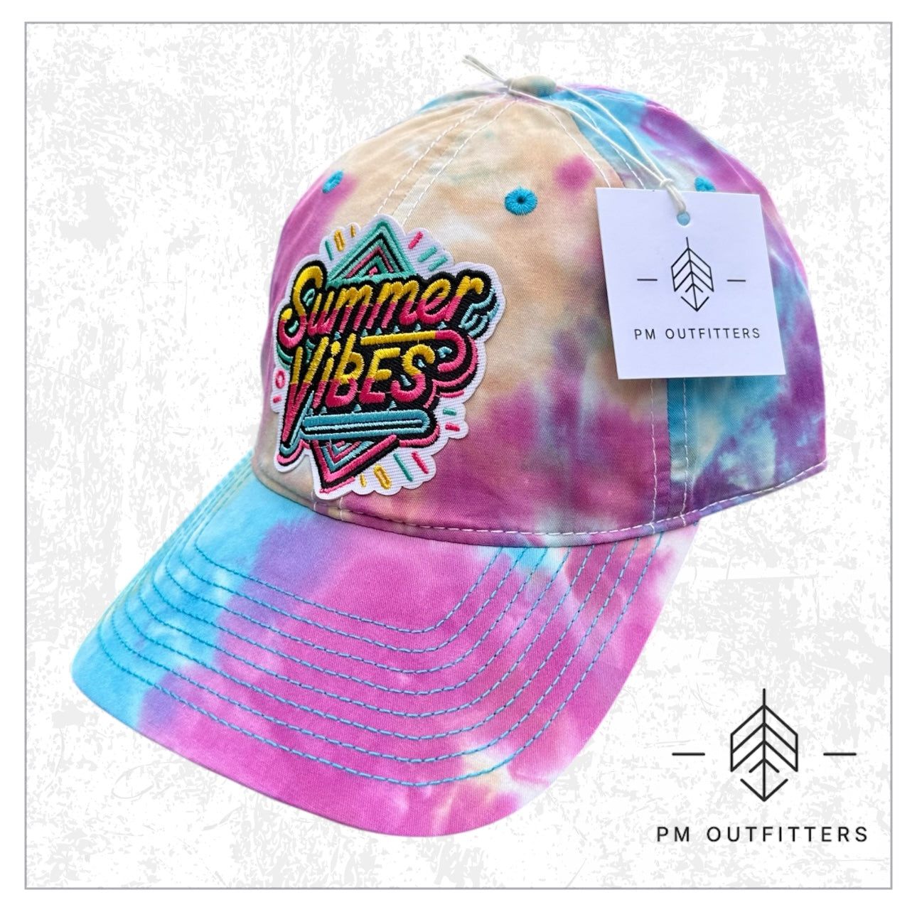Summer Vibes Tie Dye Cap