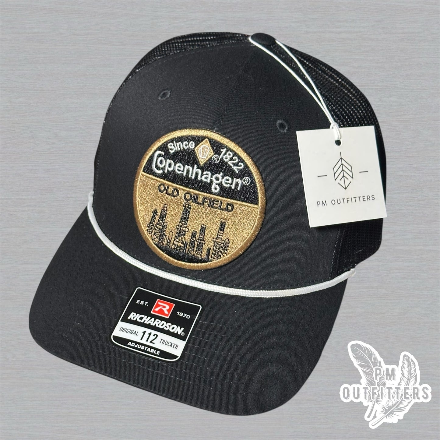 Vintage Copenhagen Old Oilfield Patch Rope Trucker Hat