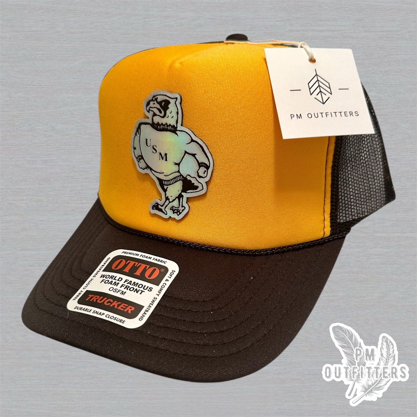 Holographic Seymour Foam Front Rope Trucker Hat