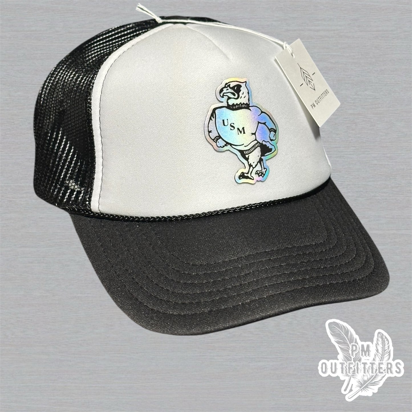 Holographic Seymour Foam Front Rope Trucker Hat