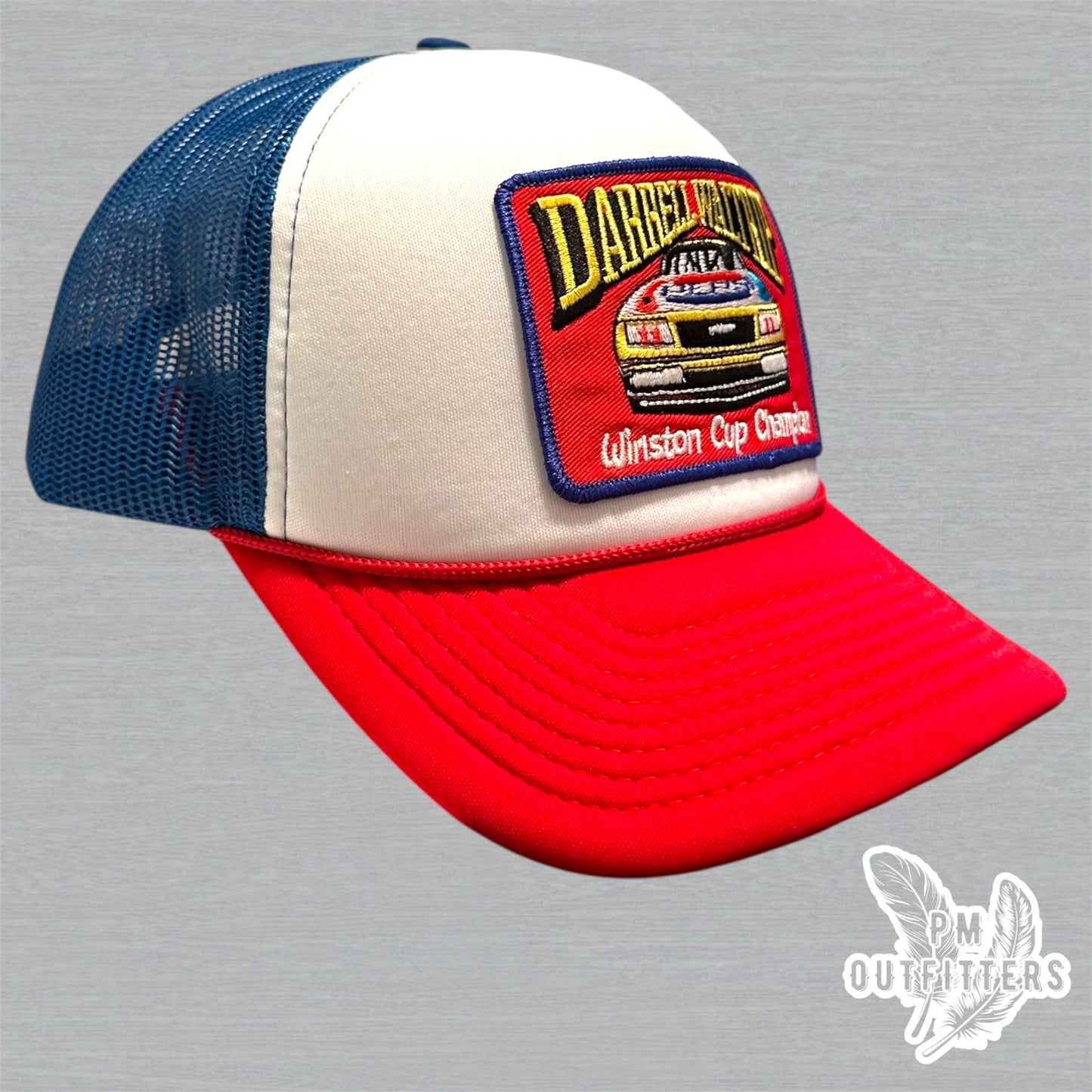 Vintage Darrell Waltrip Foam Front Rope Trucker Hat