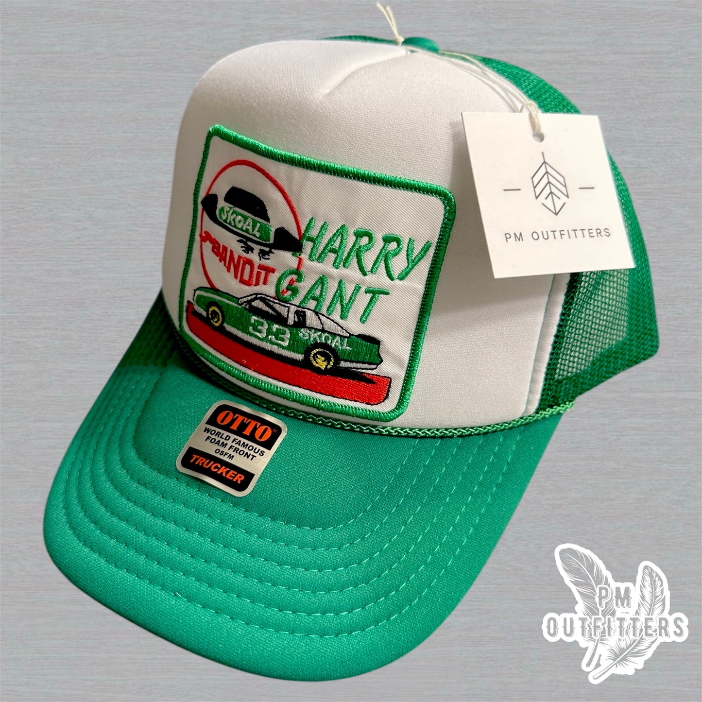 Vintage Skoal Bandit Racing Harry Gant Foam Front Rope Trucker Hat