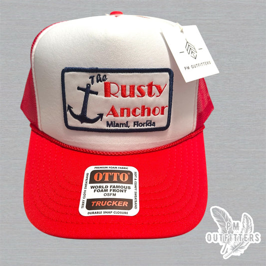Vintage Golden Girls Rusty Anchor Bar Foam Front Rope Trucker Hat