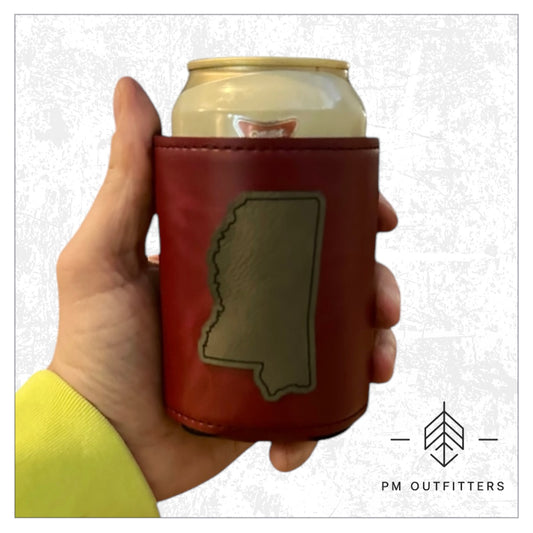 Hail State Leatherette Koozie