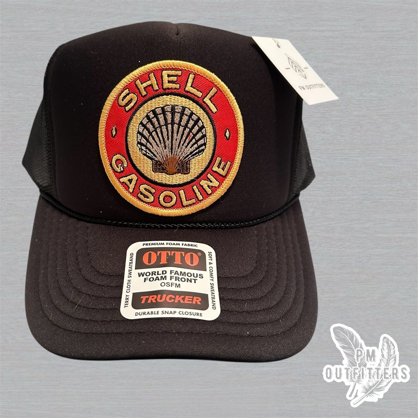 Vintage Shell Gasoline Foam Front Rope Trucker Hat