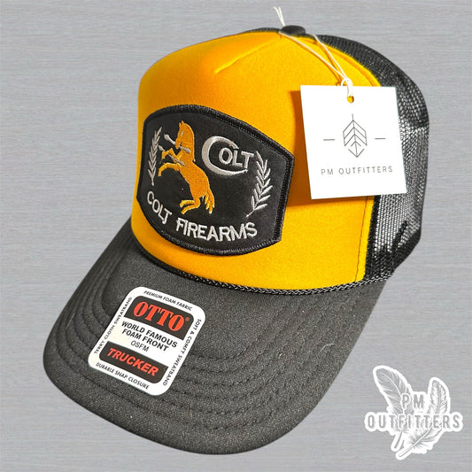 Vintage Colt Firearms Foam Front Rope Trucker Hat
