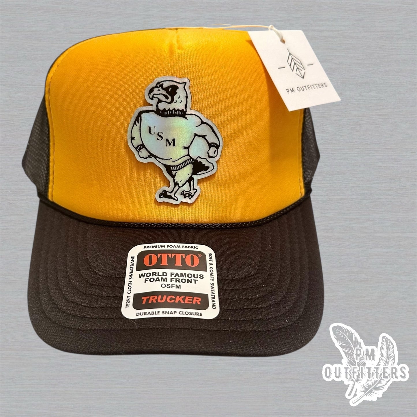 Holographic Seymour Foam Front Rope Trucker Hat