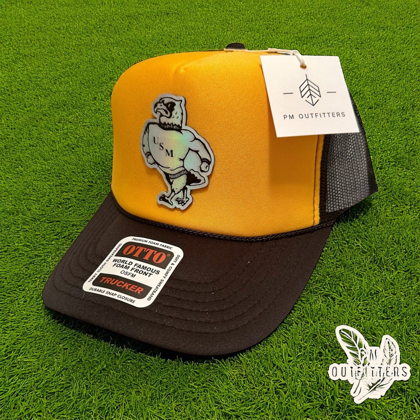 Holographic Seymour Foam Front Rope Trucker Hat