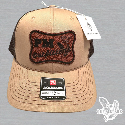 PM Outfitters Custom Design Football Logo Trucker Hat