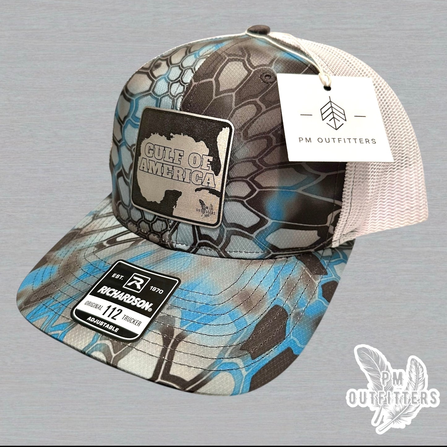 Gulf of America Custom Design Kryptek Neptune Trucker