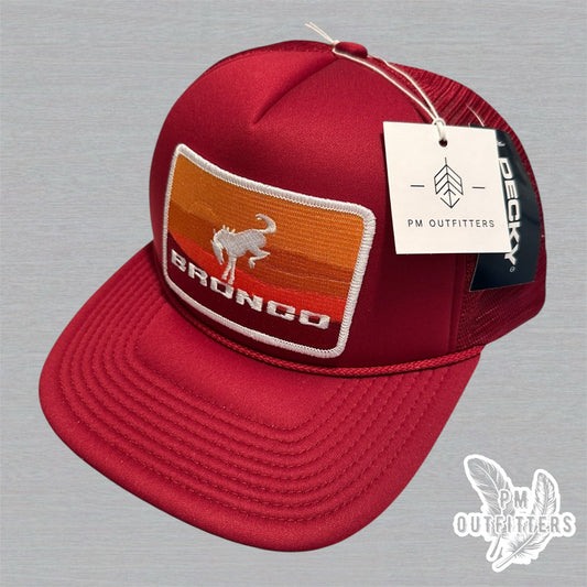 Vintage Ford Bronco Foam Front Rope Trucker Hat
