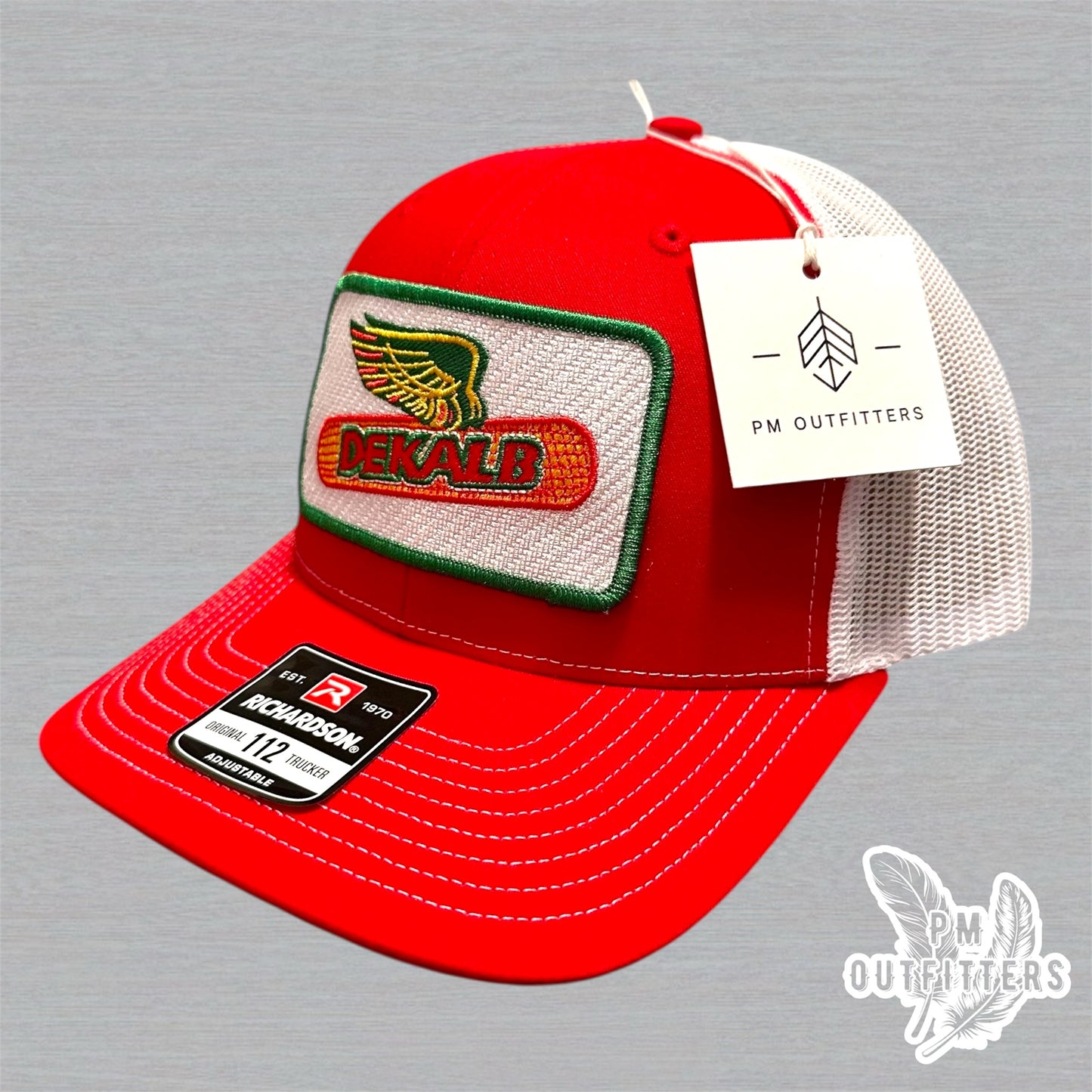 Retro DeKalb Patch Vintage Farm Seed Richardson 112 Trucker Hat