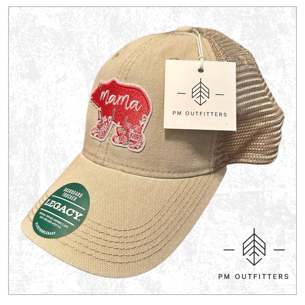 Mama Bear Low-Profile Meshback Hat